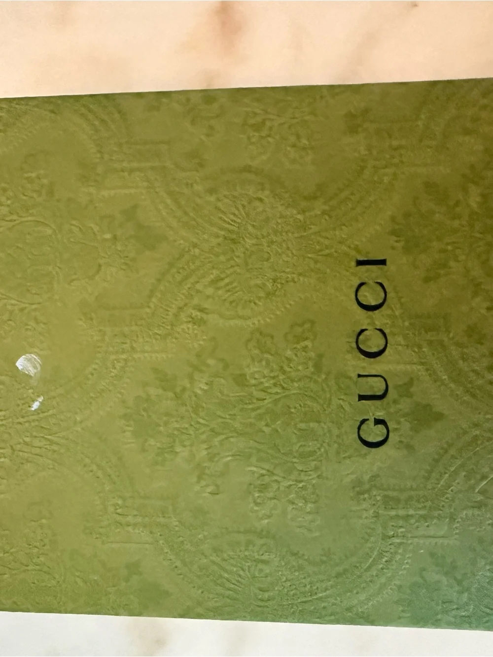 Gucci Beige Canvas Dust Bag with Printed Logo